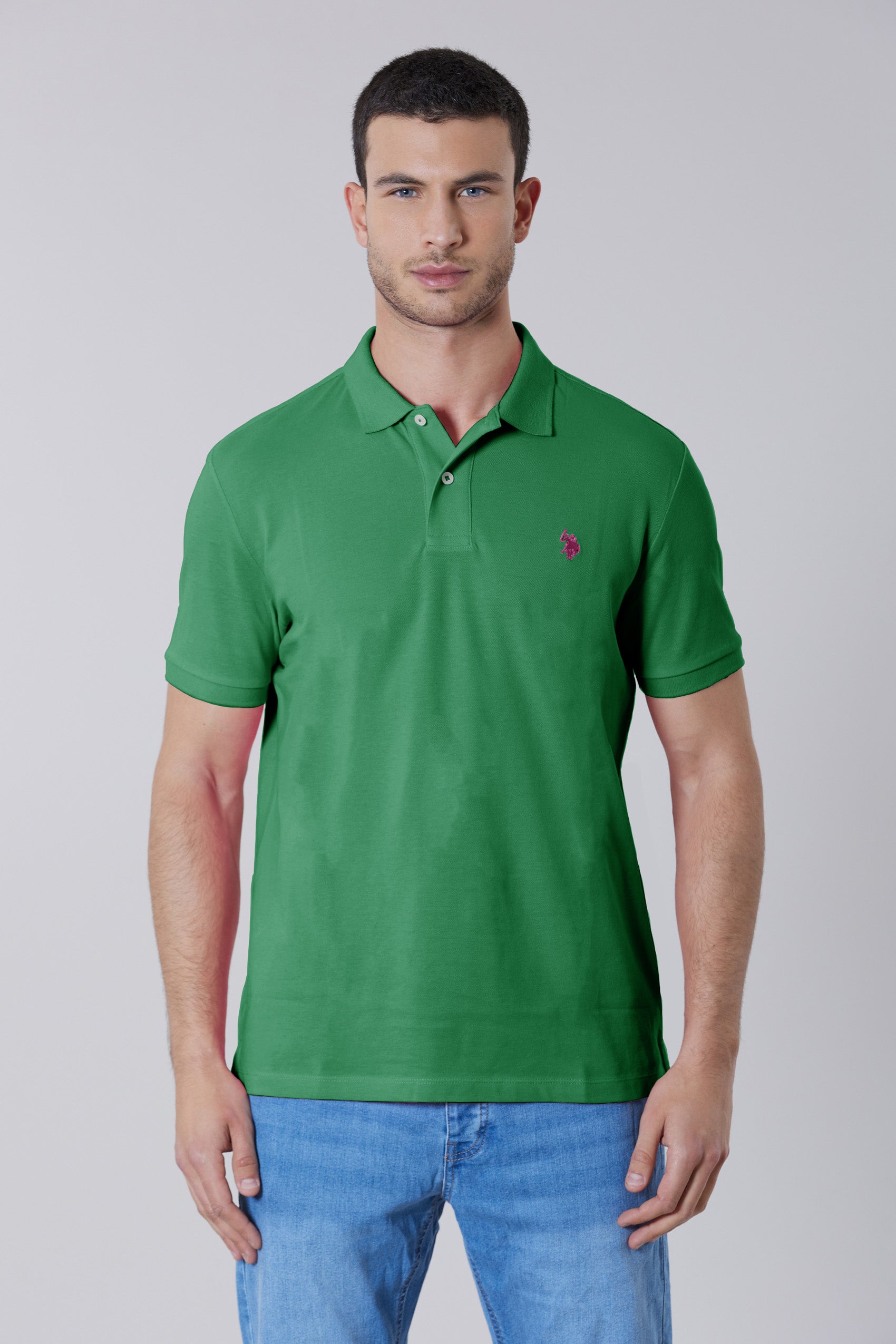 Polo shirt a maniche corte da uomo con logo