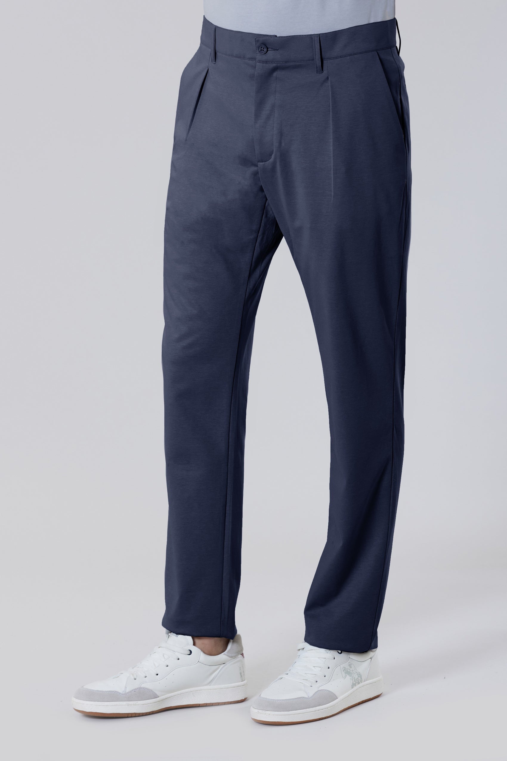 Pantalone chino in jersey stretch tecnico