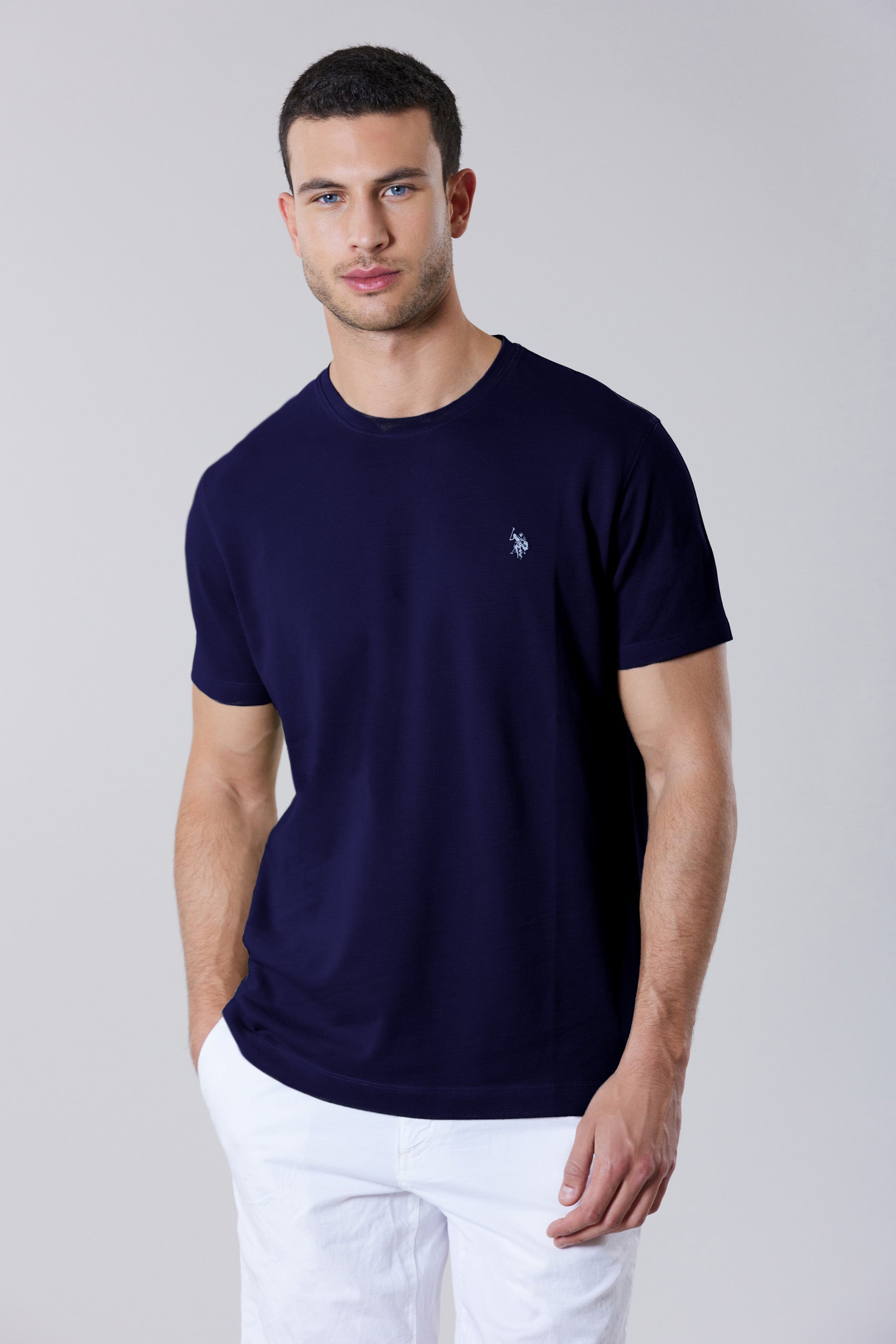 T-shirt a maniche corte in cotone supima premium quality con logo