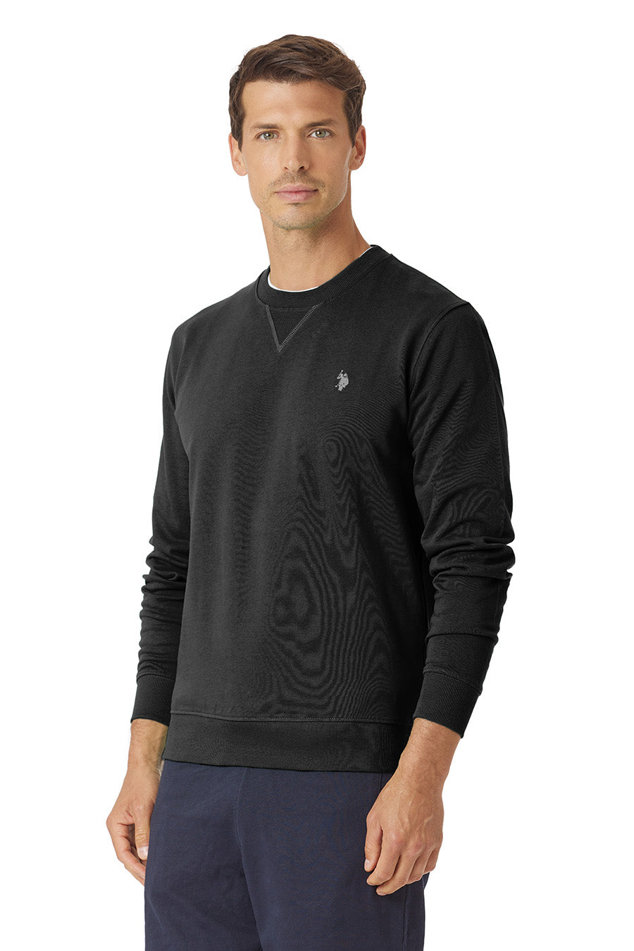 Felpa girocollo da uomo con logo