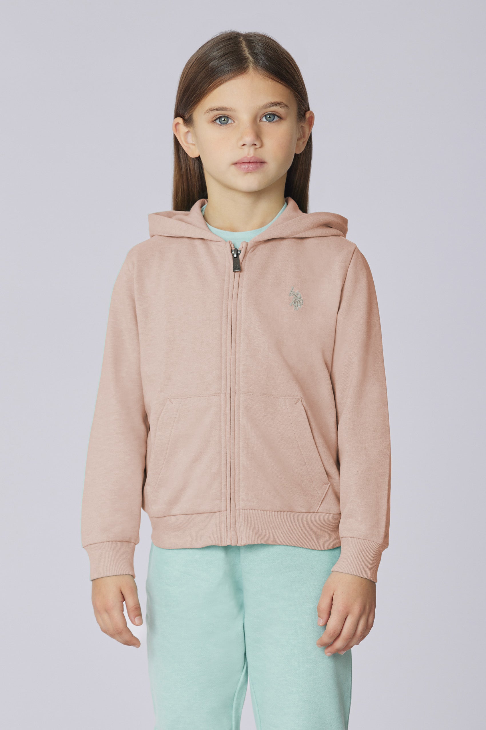 Felpa con cappuccio e chiusura zip