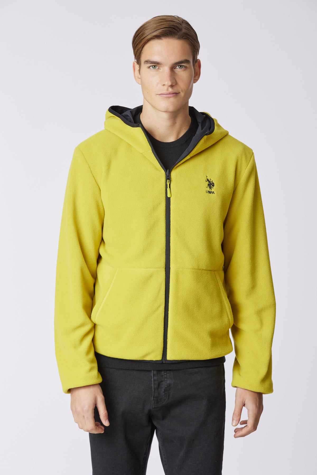 Giacca con cappuccio reversibile