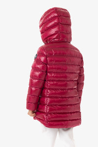 Piumino in nylon riciclato con logo U.S. Polo Assn.