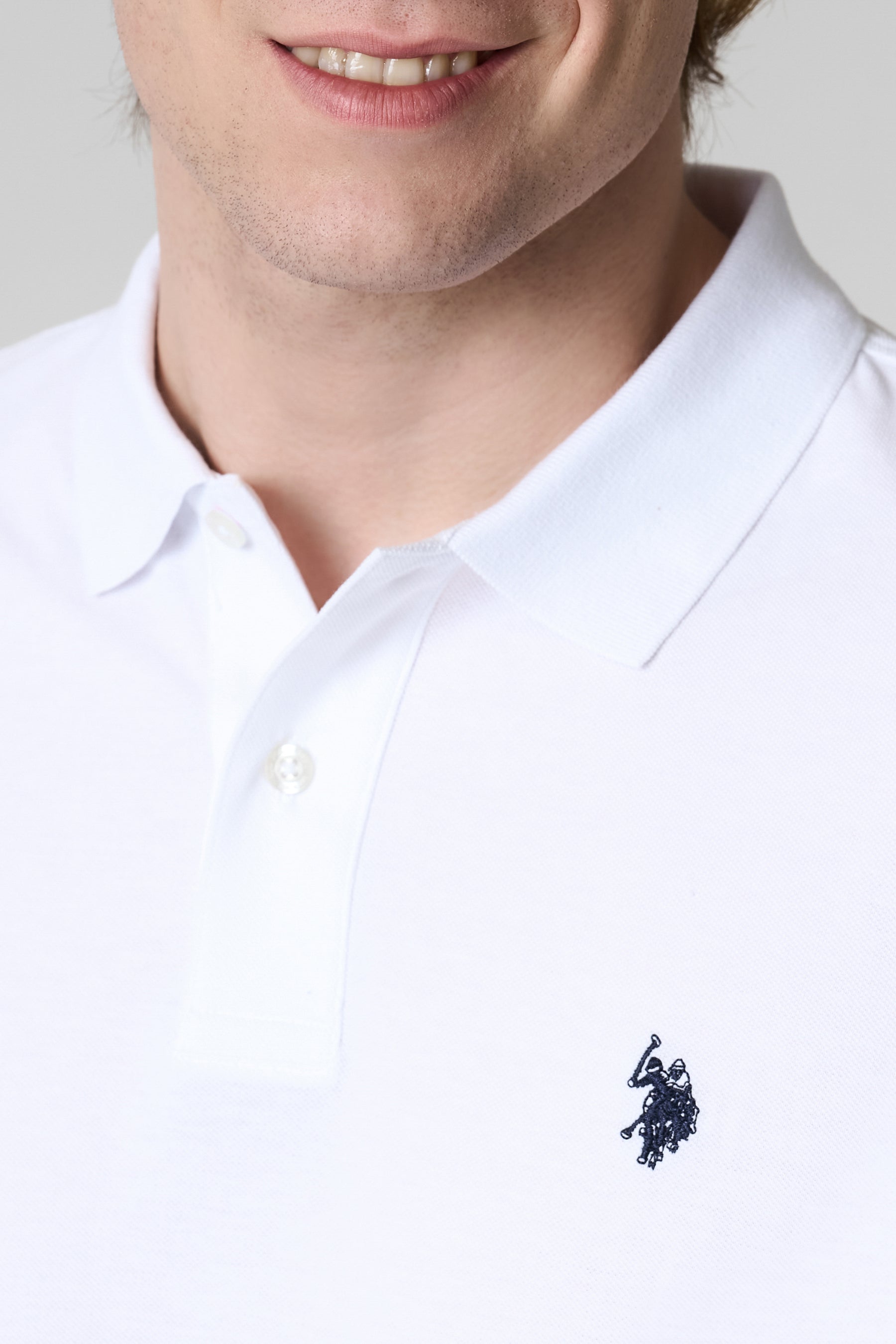 Polo shirt a maniche corte in cotone piquet
