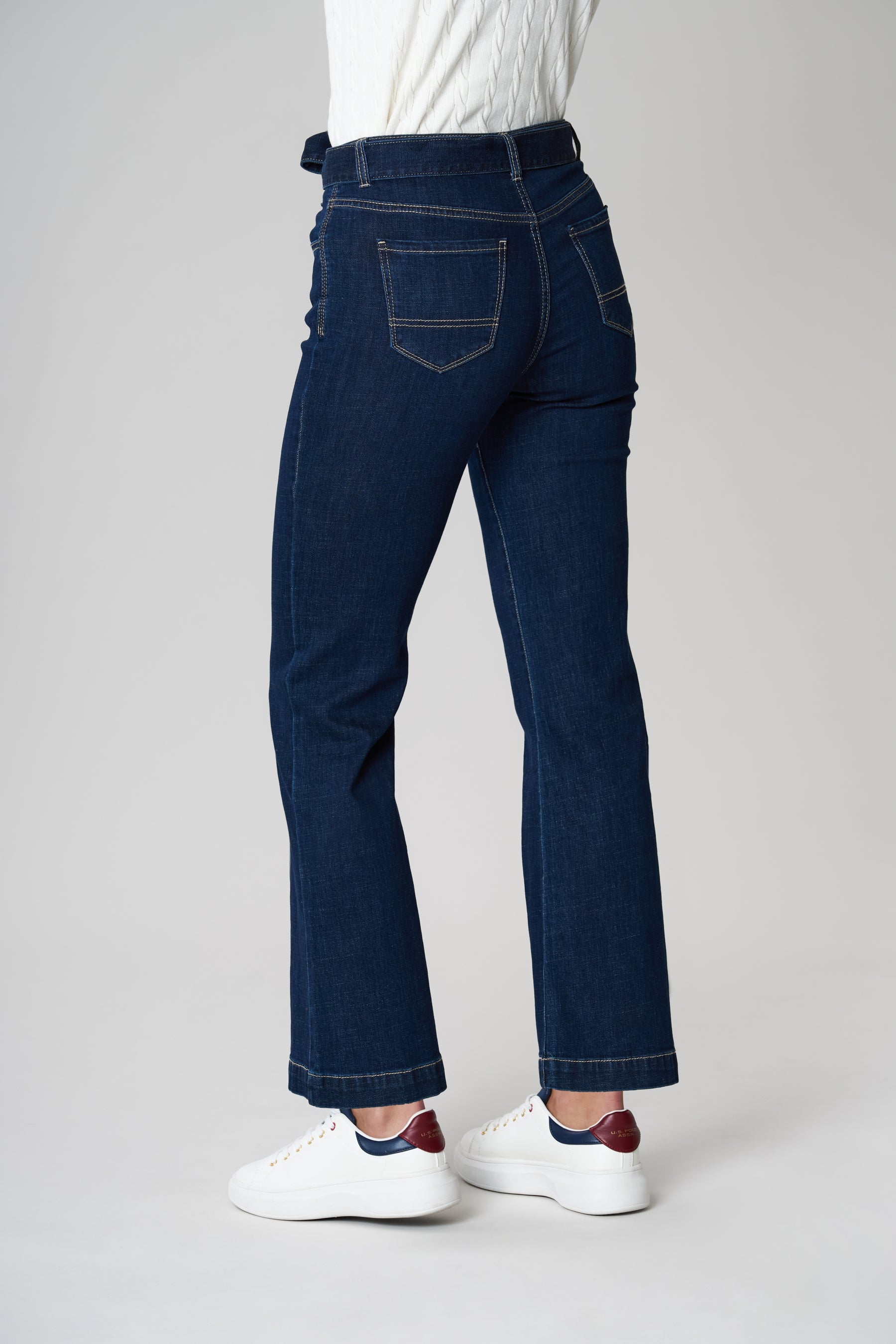 Jeans svasati in cotone stretch