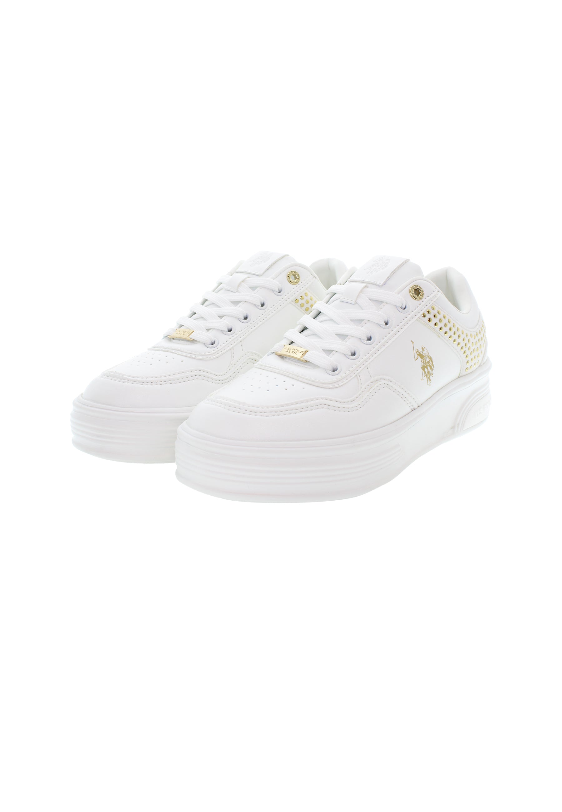 Snaeker donna con strass U.S. Polo Assn.