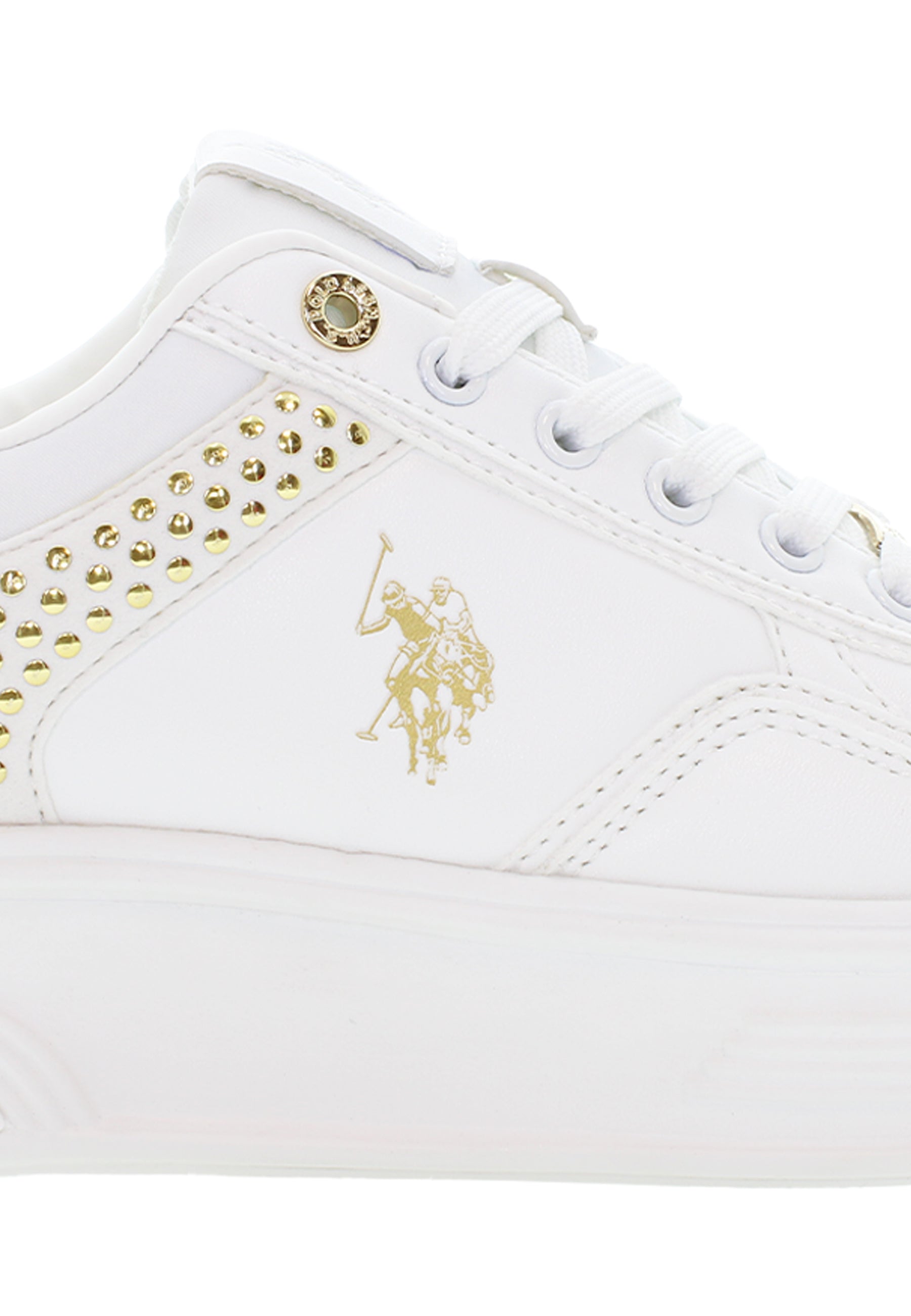 Snaeker donna con strass U.S. Polo Assn.