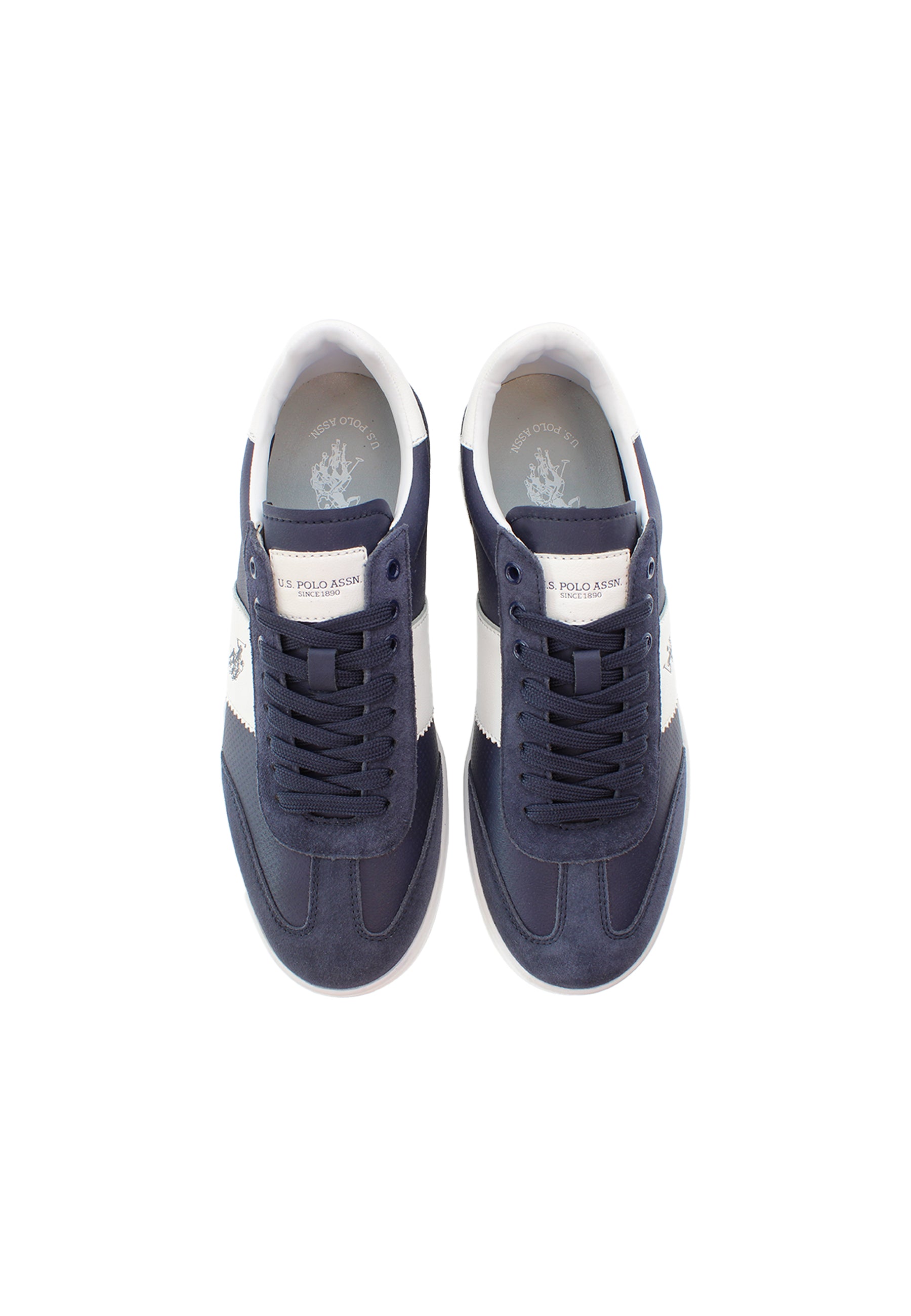 Sneaker da uomo in poliuretano e suede U.S. Polo Assn.