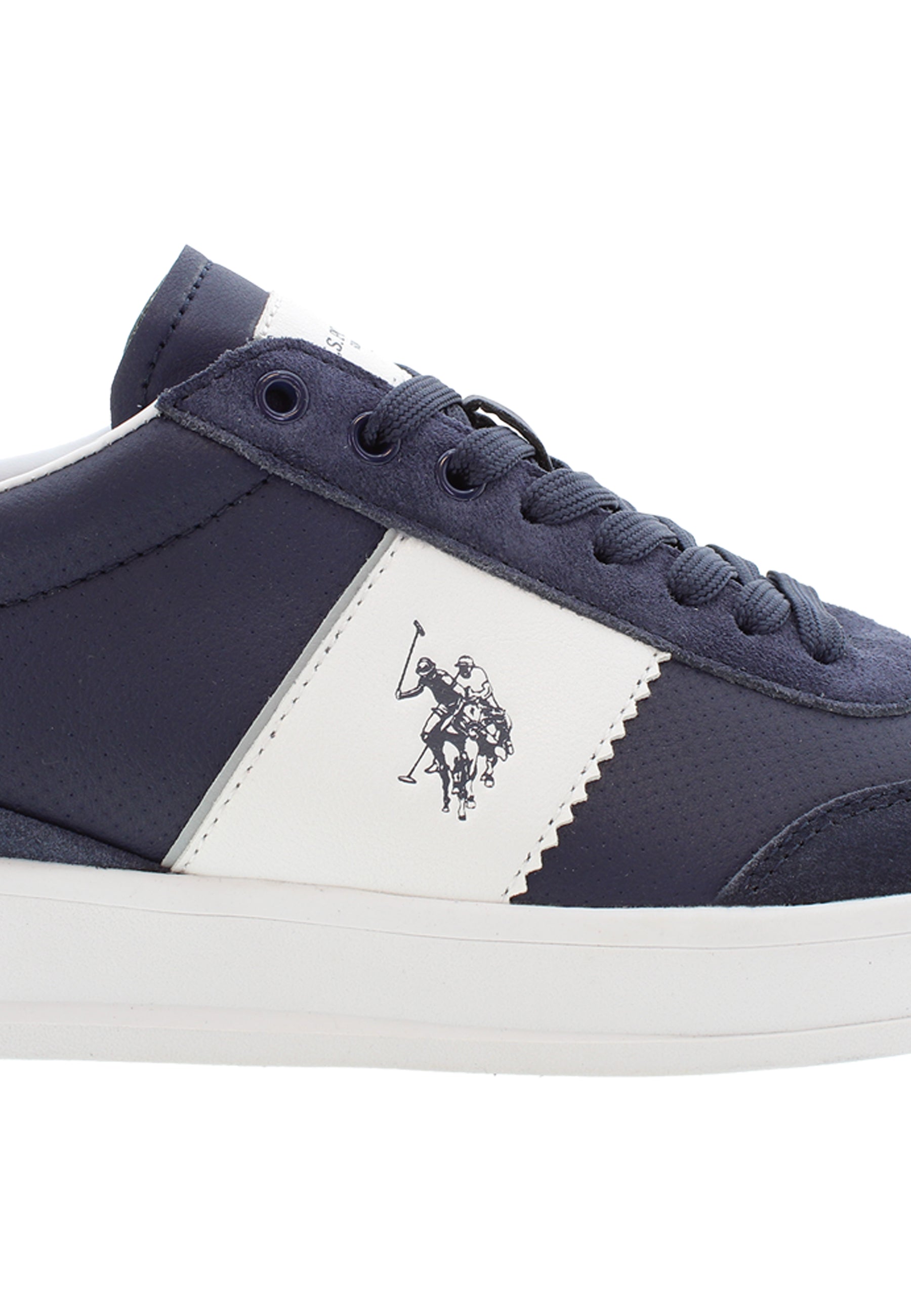 Sneaker da uomo in poliuretano e suede U.S. Polo Assn.