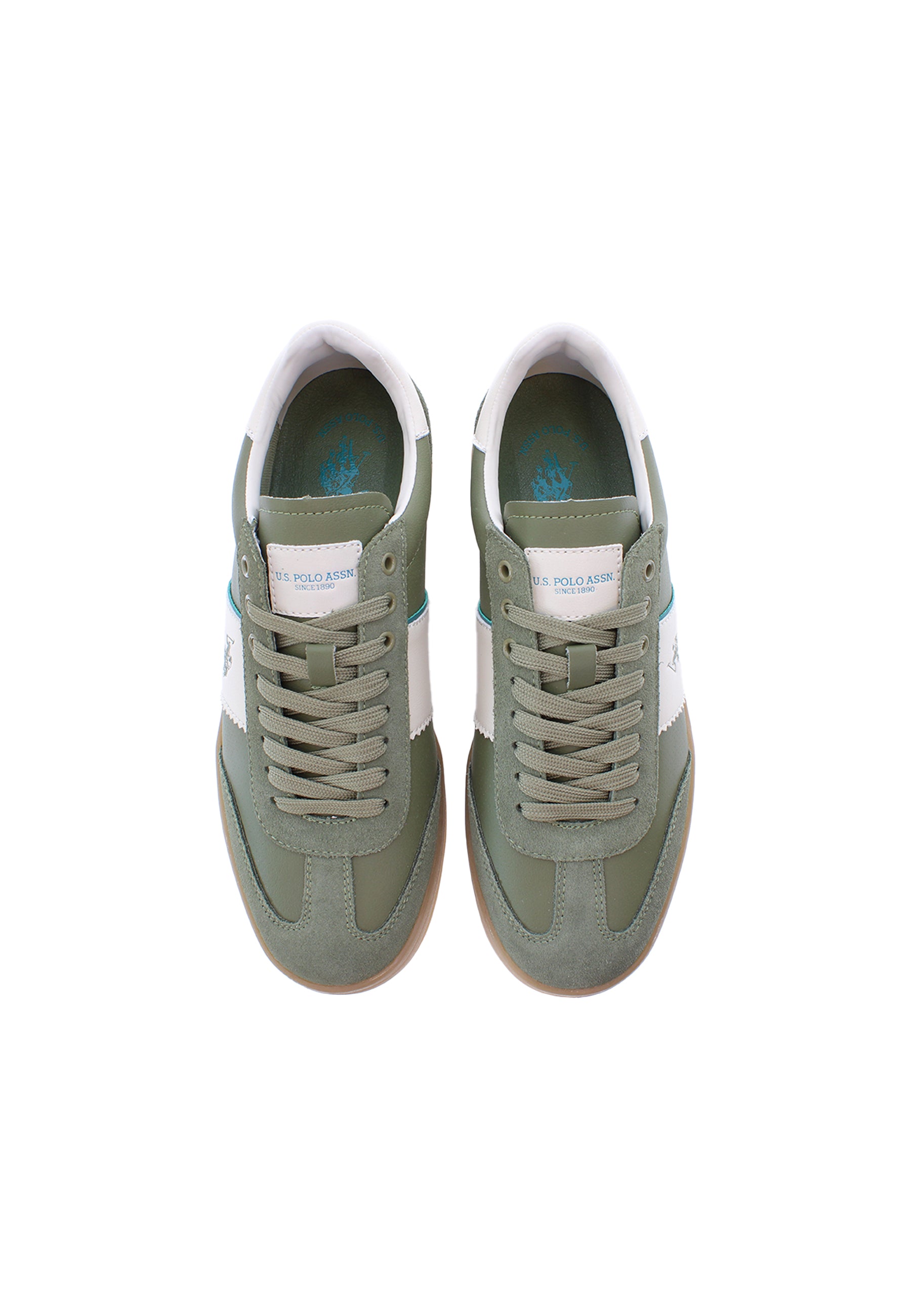 Sneaker da uomo in poliuretano e suede U.S. Polo Assn.