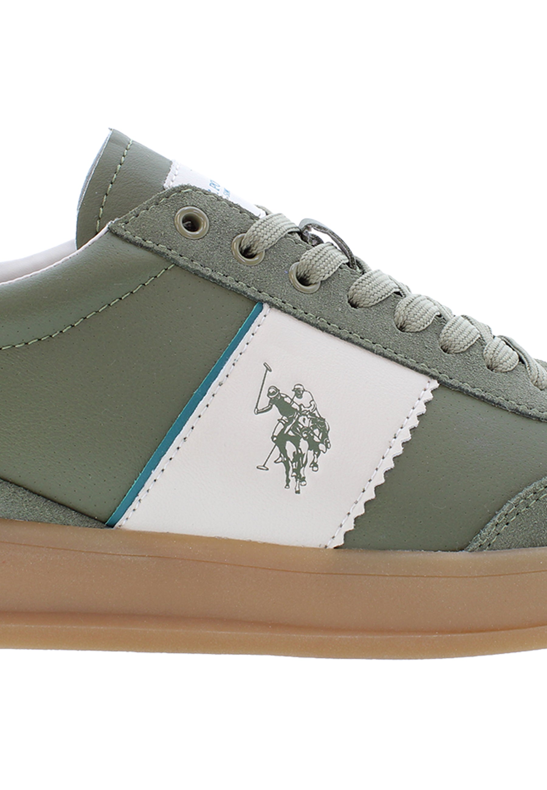Sneaker da uomo in poliuretano e suede U.S. Polo Assn.