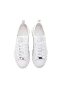 Sneaker da donna in tessuto con stampa U.S. Polo Assn.