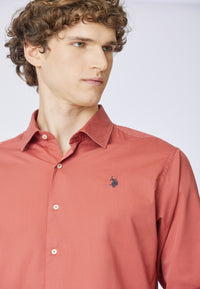 Camicia in cotone overdyed