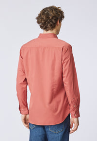 Camicia in cotone overdyed