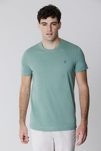 T-shirt a maniche corte in cotone supima premium quality con logo