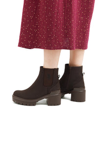 Stivaletto Haley con carrarmato e tacco