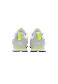 Sneaker da bambina in nylon, poliuretano e suede U.S. Polo Assn.