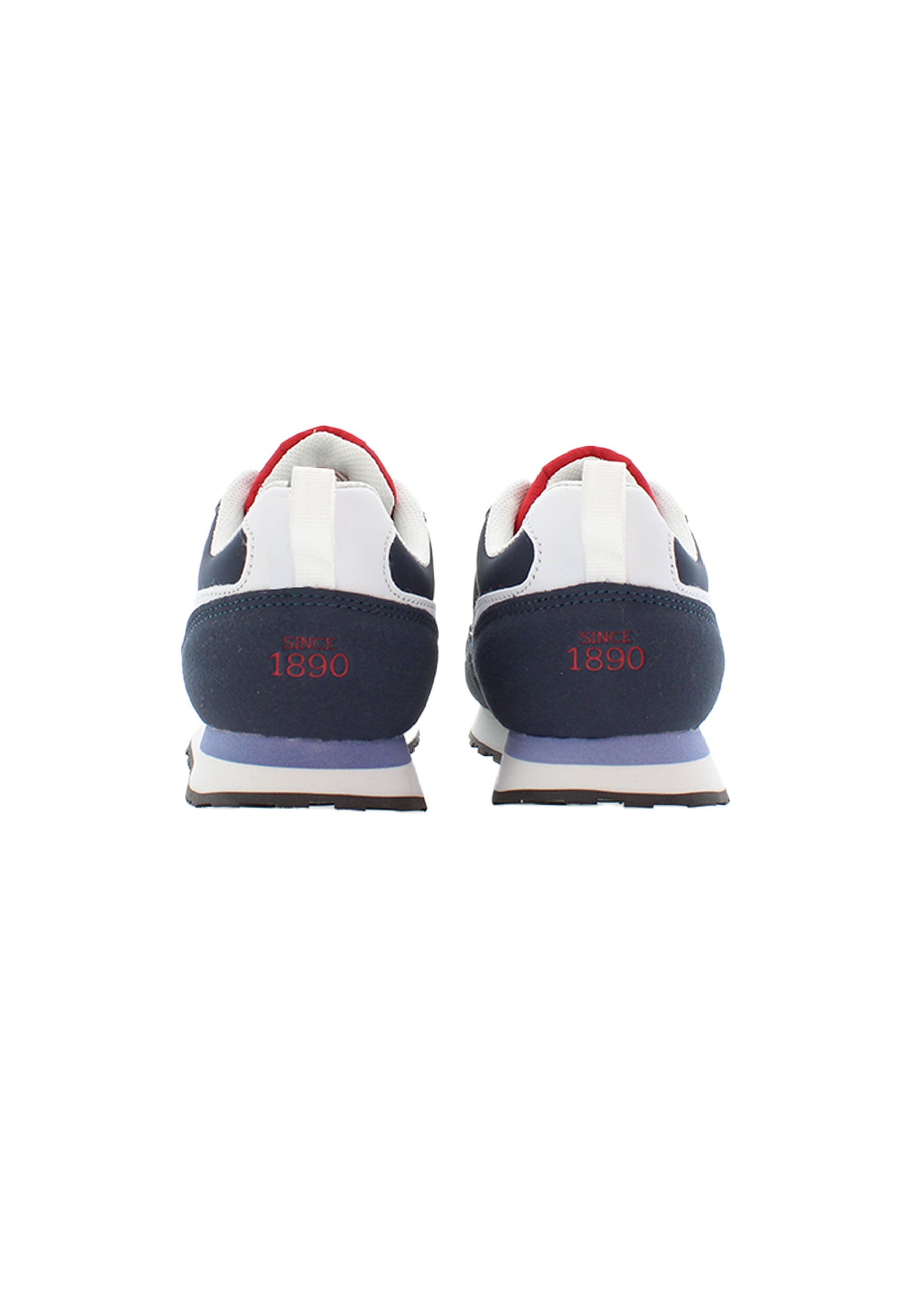 Sneaker da bambino in nylon, poliuretano e suede U.S. Polo Assn.