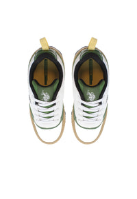 Sneaker da bambino in nylon, poliuretano e suede U.S. Polo Assn.