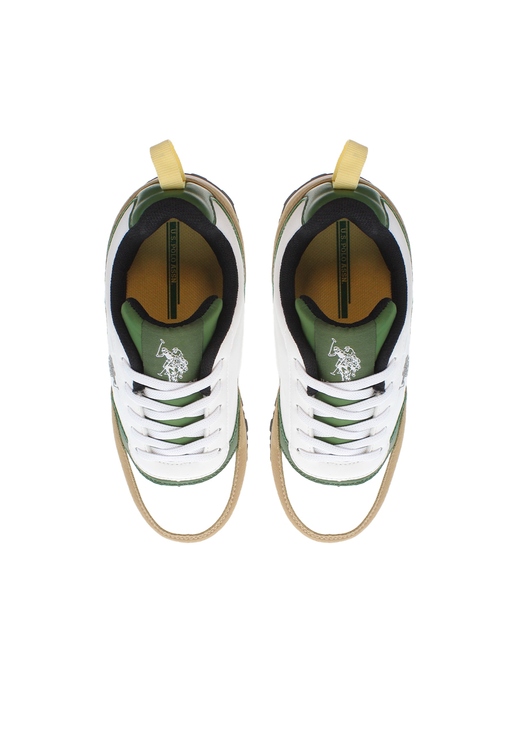 Sneaker da bambino in nylon, poliuretano e suede U.S. Polo Assn.