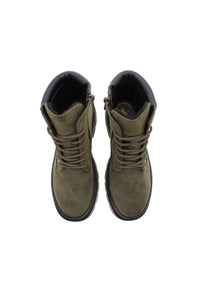 Stivaletto allacciato Shona da donna in suede