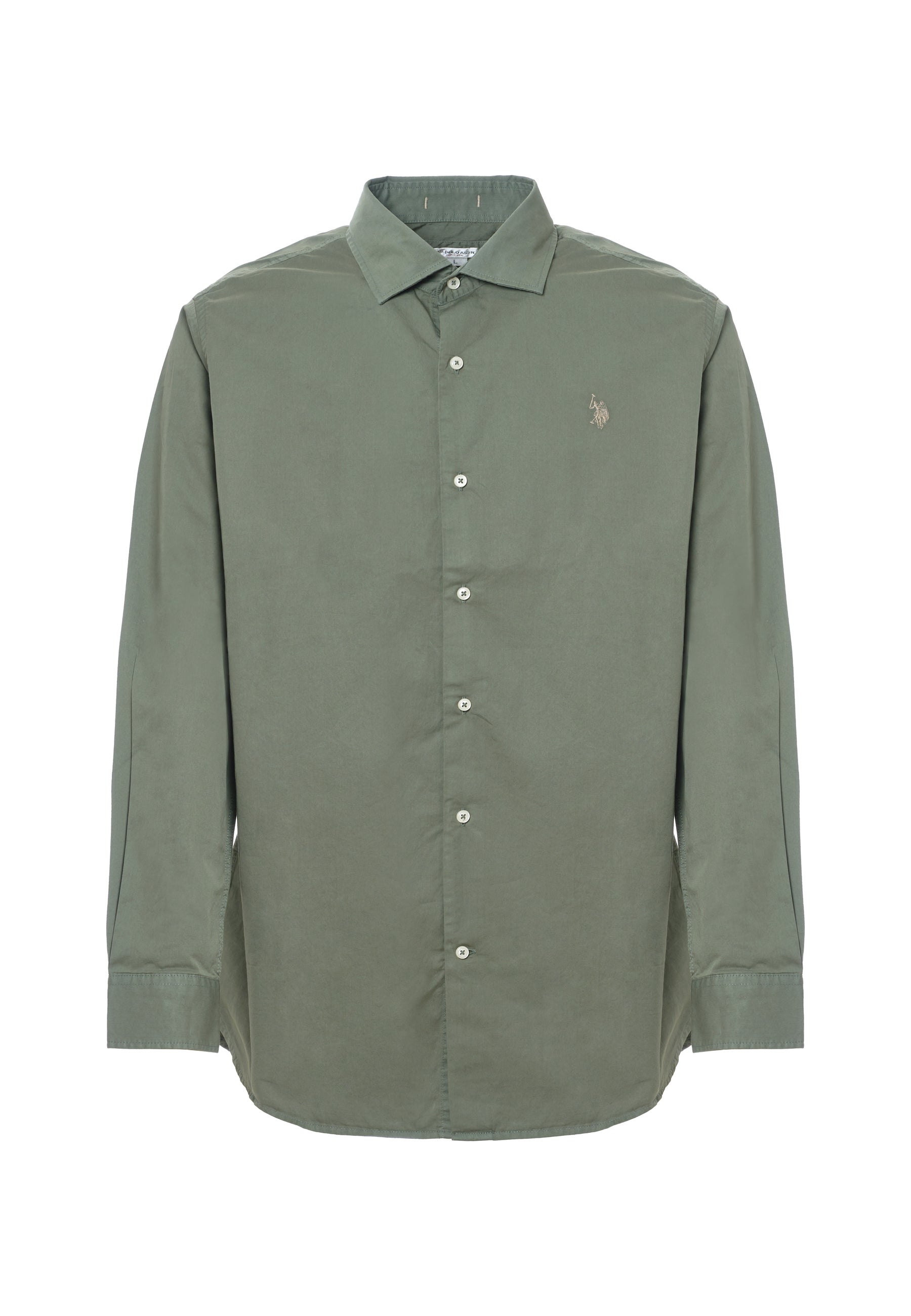 Camicia in cotone overdyed