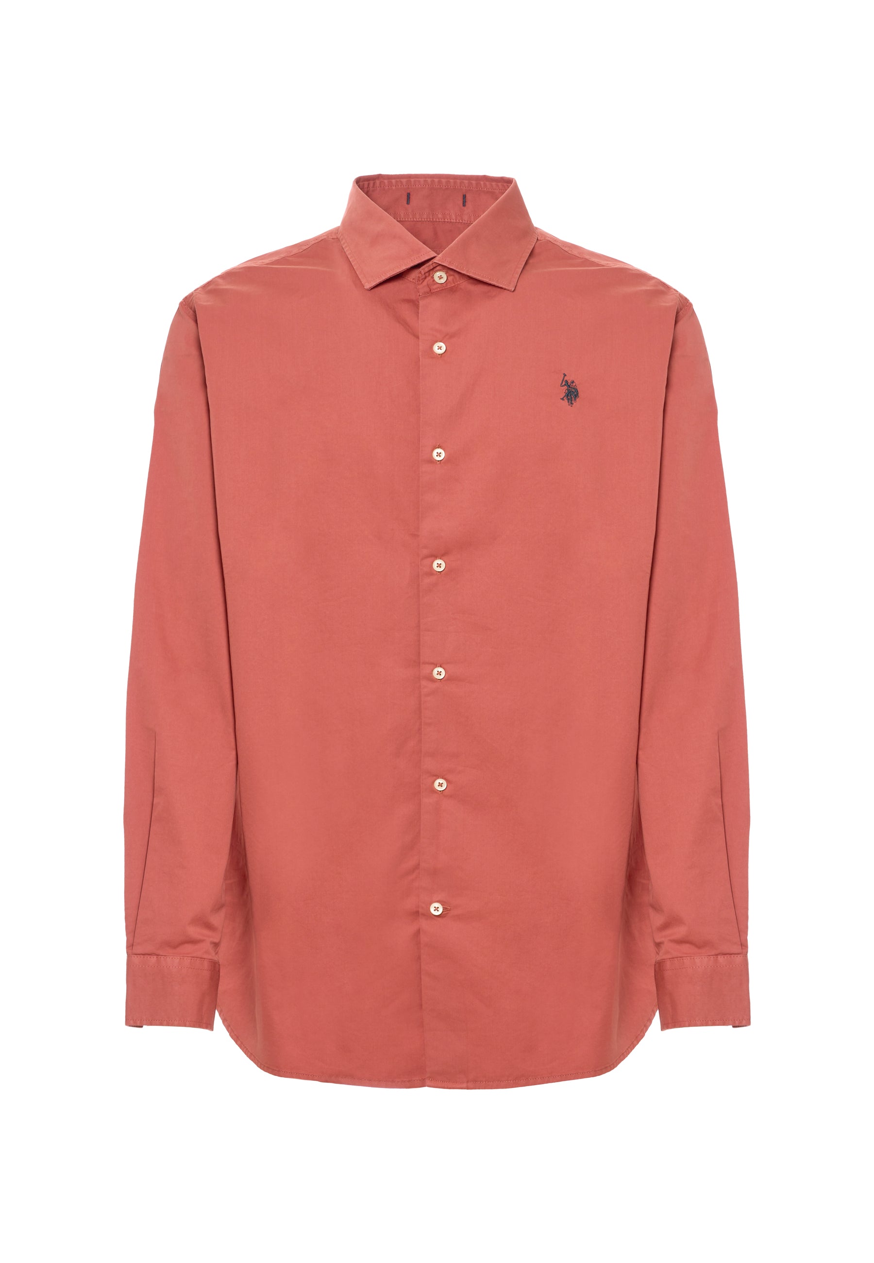 Camicia in cotone overdyed