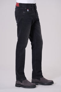Pantalone denim cinque tasche slim fit