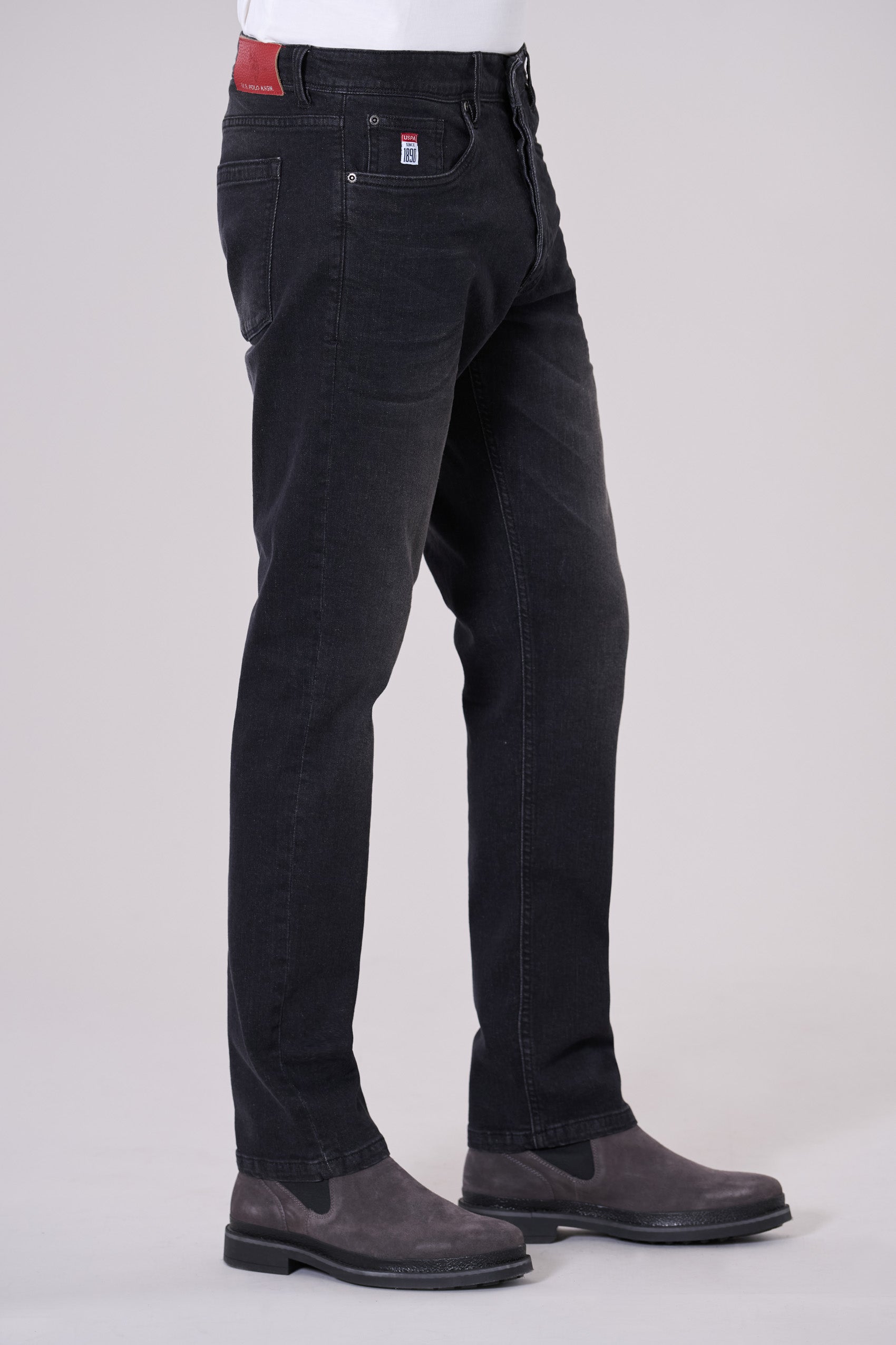 Pantalone denim cinque tasche slim fit