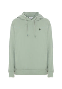 Felpa con cappuccio in cotone stretch