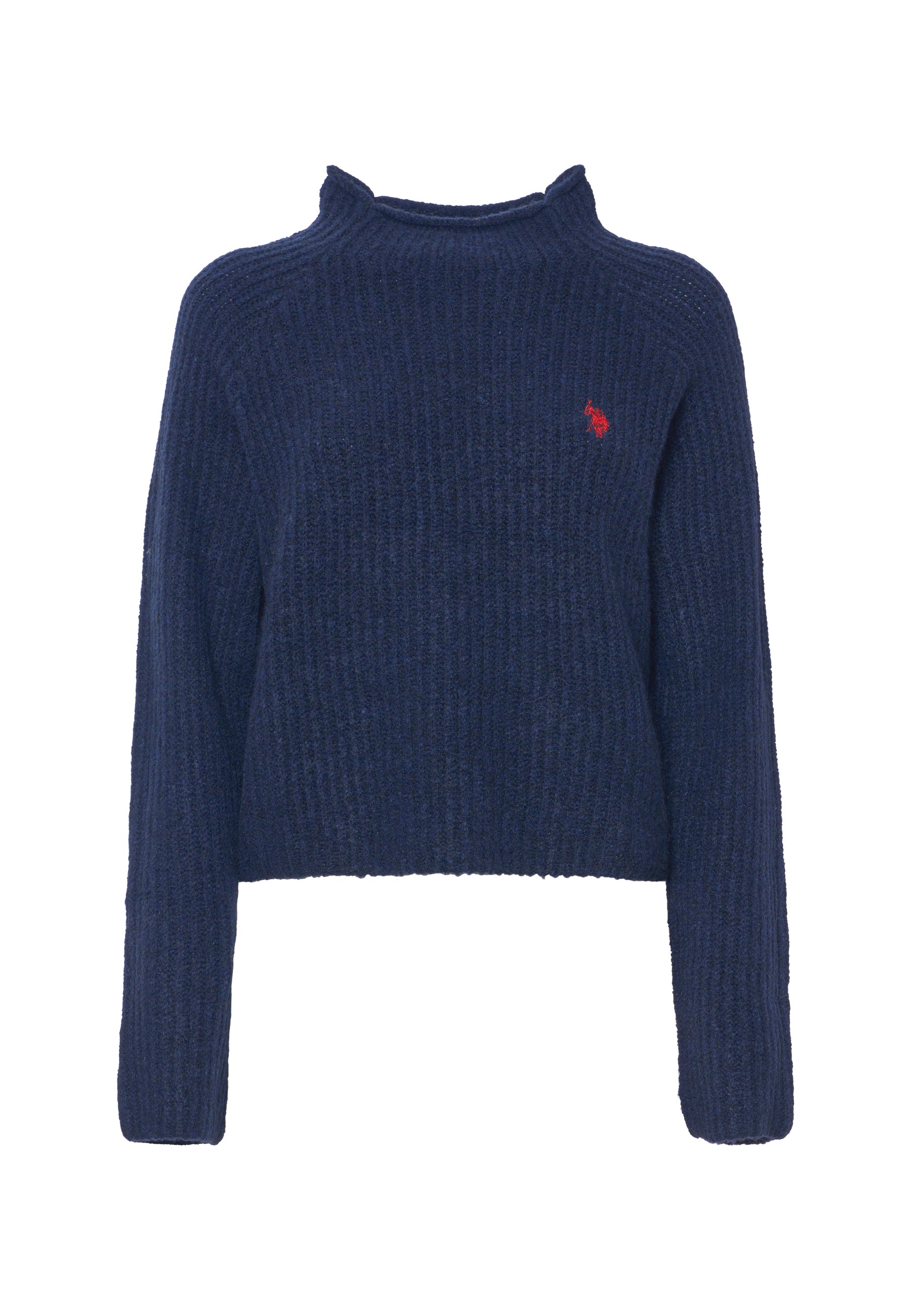 Maglia a coste inglese con ricamo