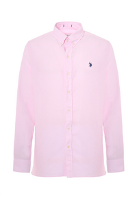 Camicia in cotone oxford slim fit con logo