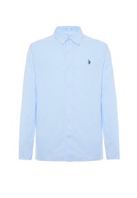 Camicia in cotone oxford slim fit con logo