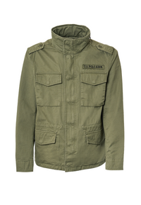 Giacca field in cotone gabardine