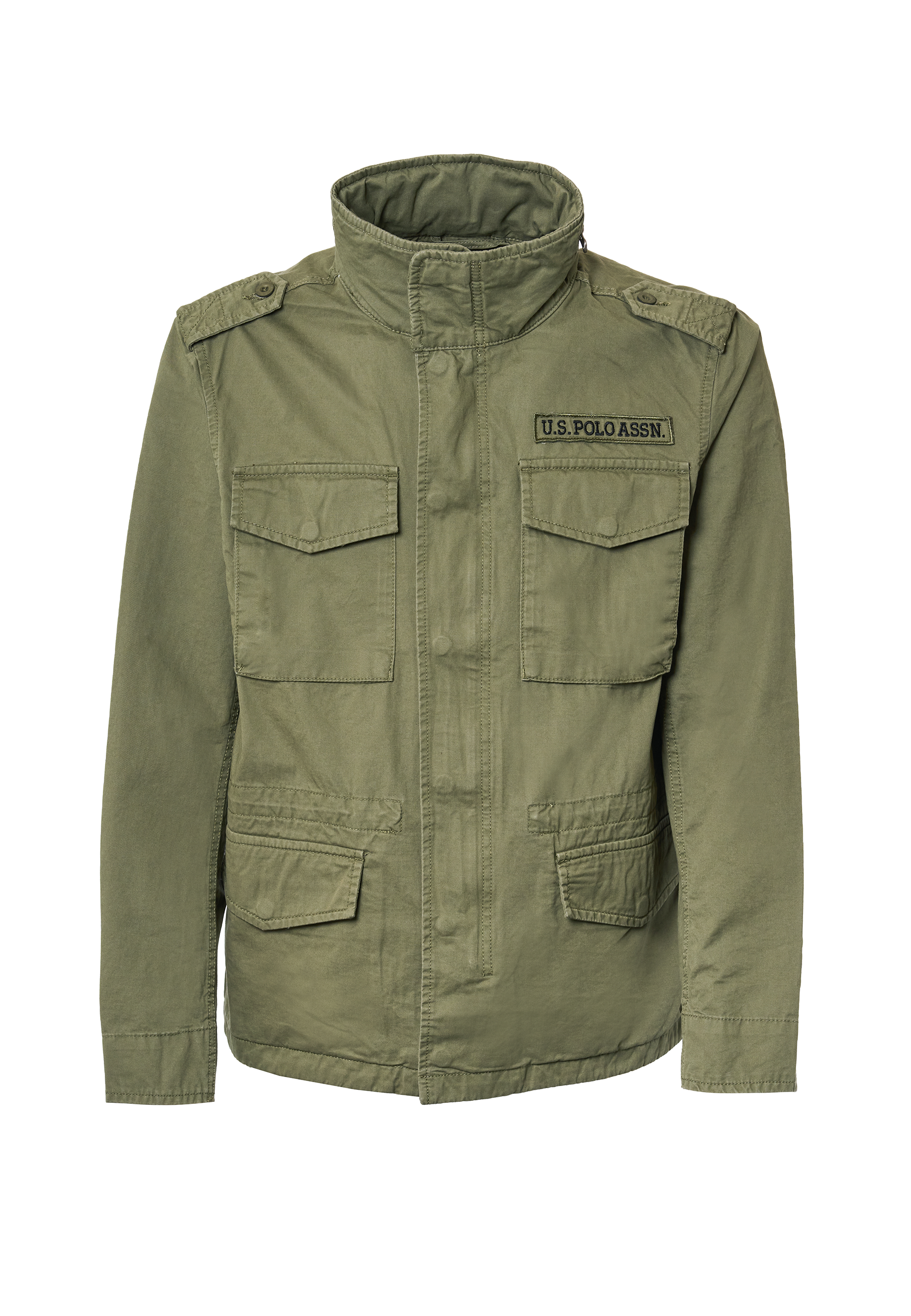 Giacca field in cotone gabardine