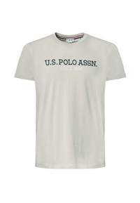 T-shirt a maniche corte in cotone con ricamo U.S. Polo Assn.