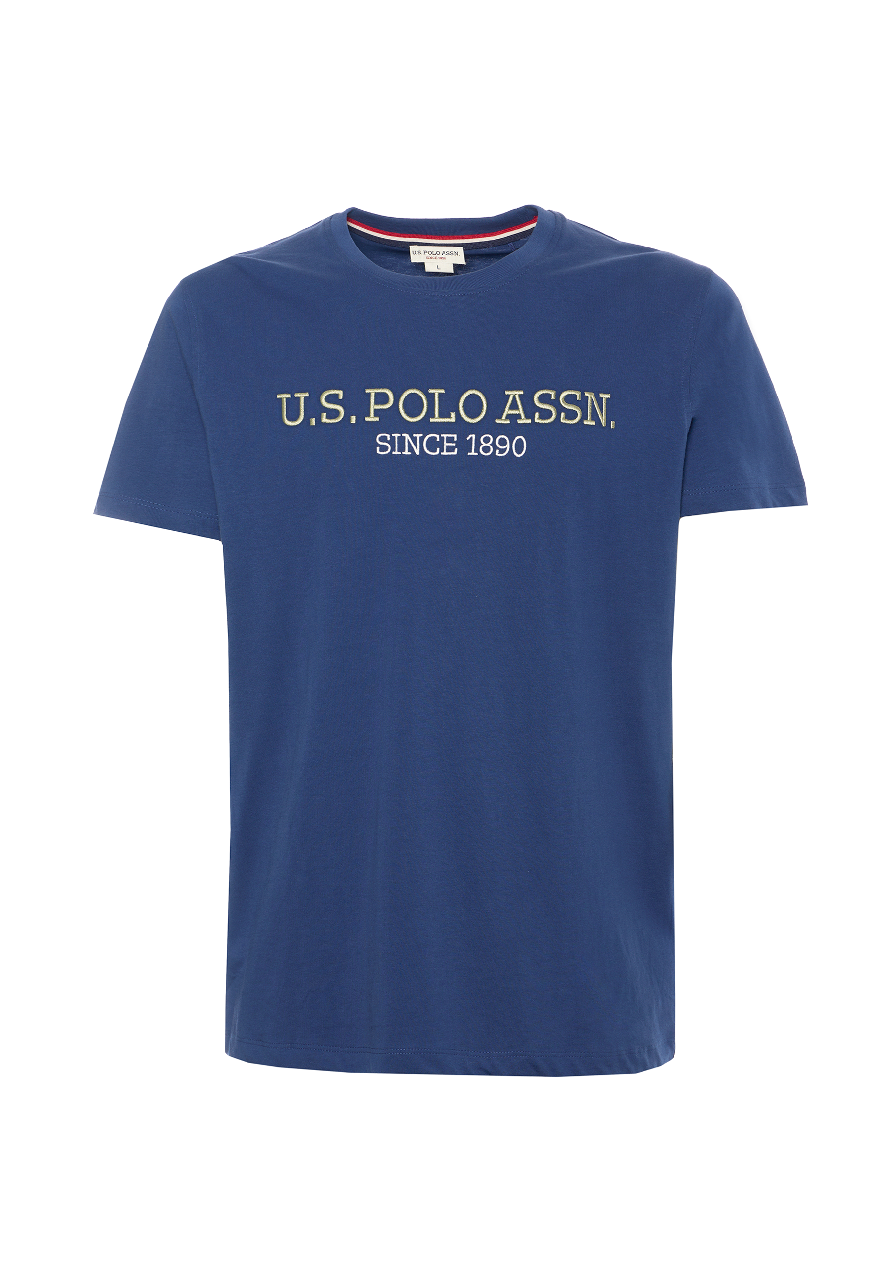 T-shirt a maniche corte in cotone con ricamo U.S. Polo Assn.