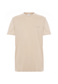 T-shirt a maniche corte in misto cotone e lyocell premium quality