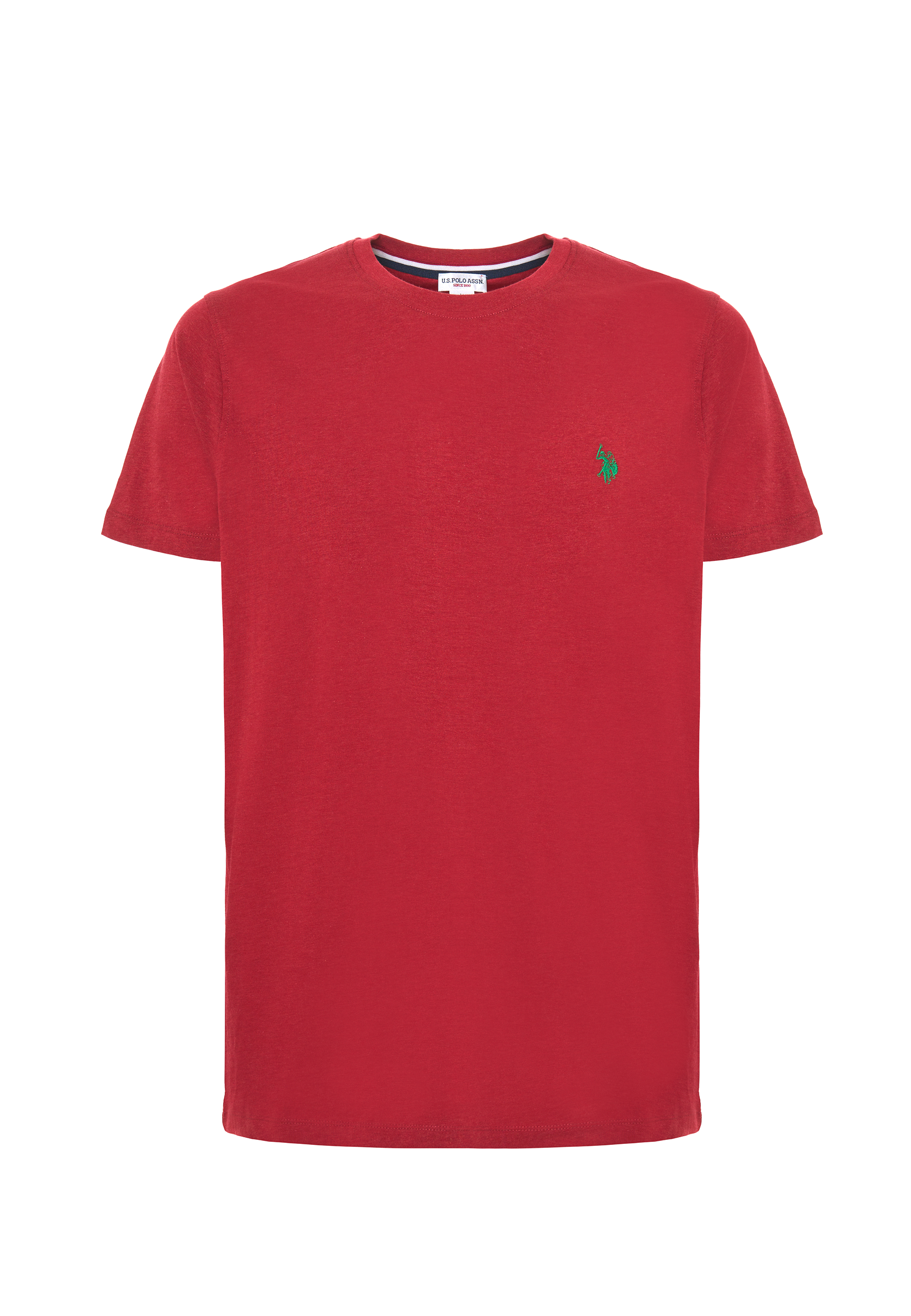 T-shirt a maniche corte in cotone melange premium quality con logo