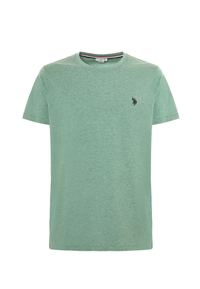 T-shirt a maniche corte in cotone melange premium quality con logo