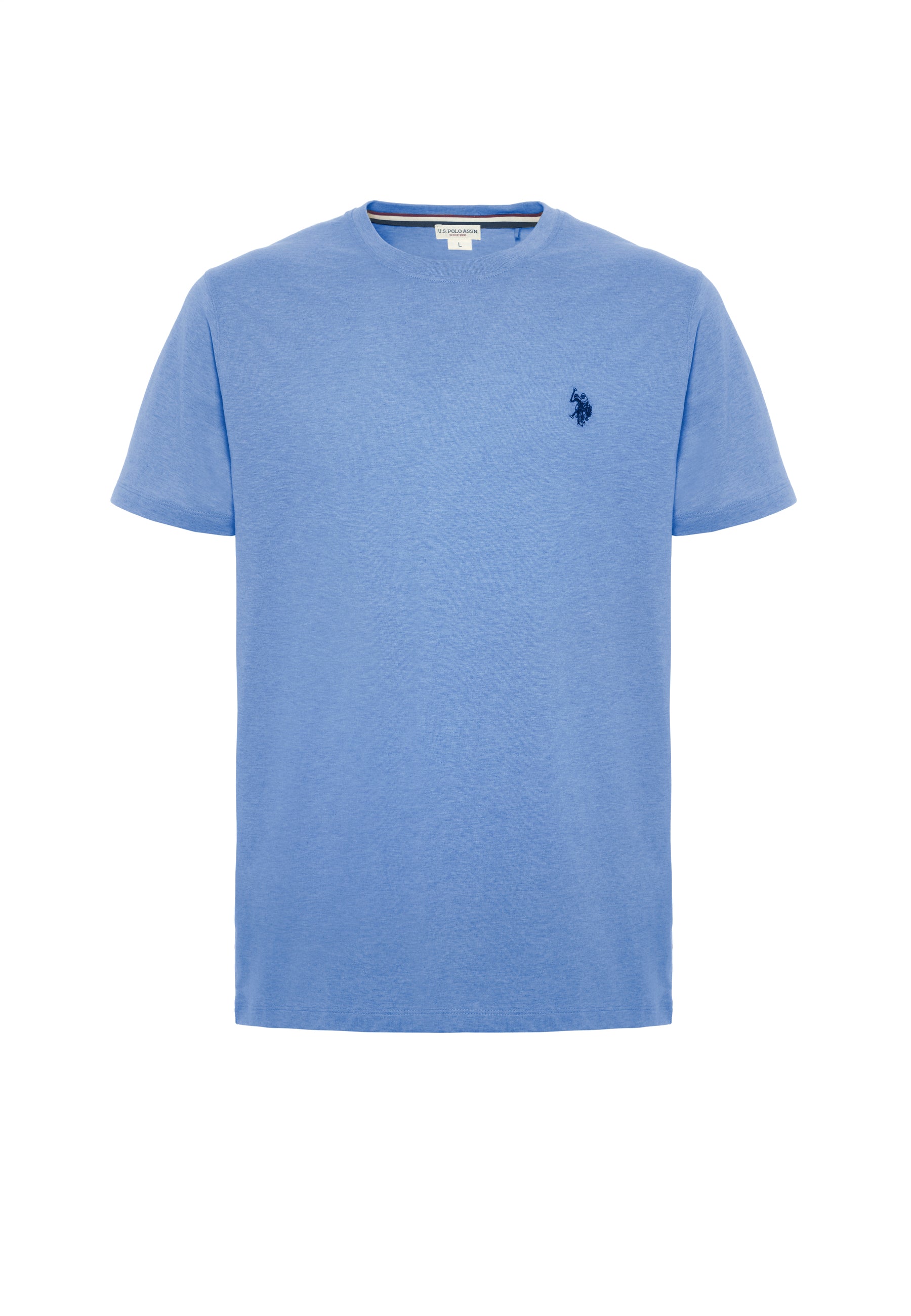 T-shirt a maniche corte in cotone melange premium quality con logo