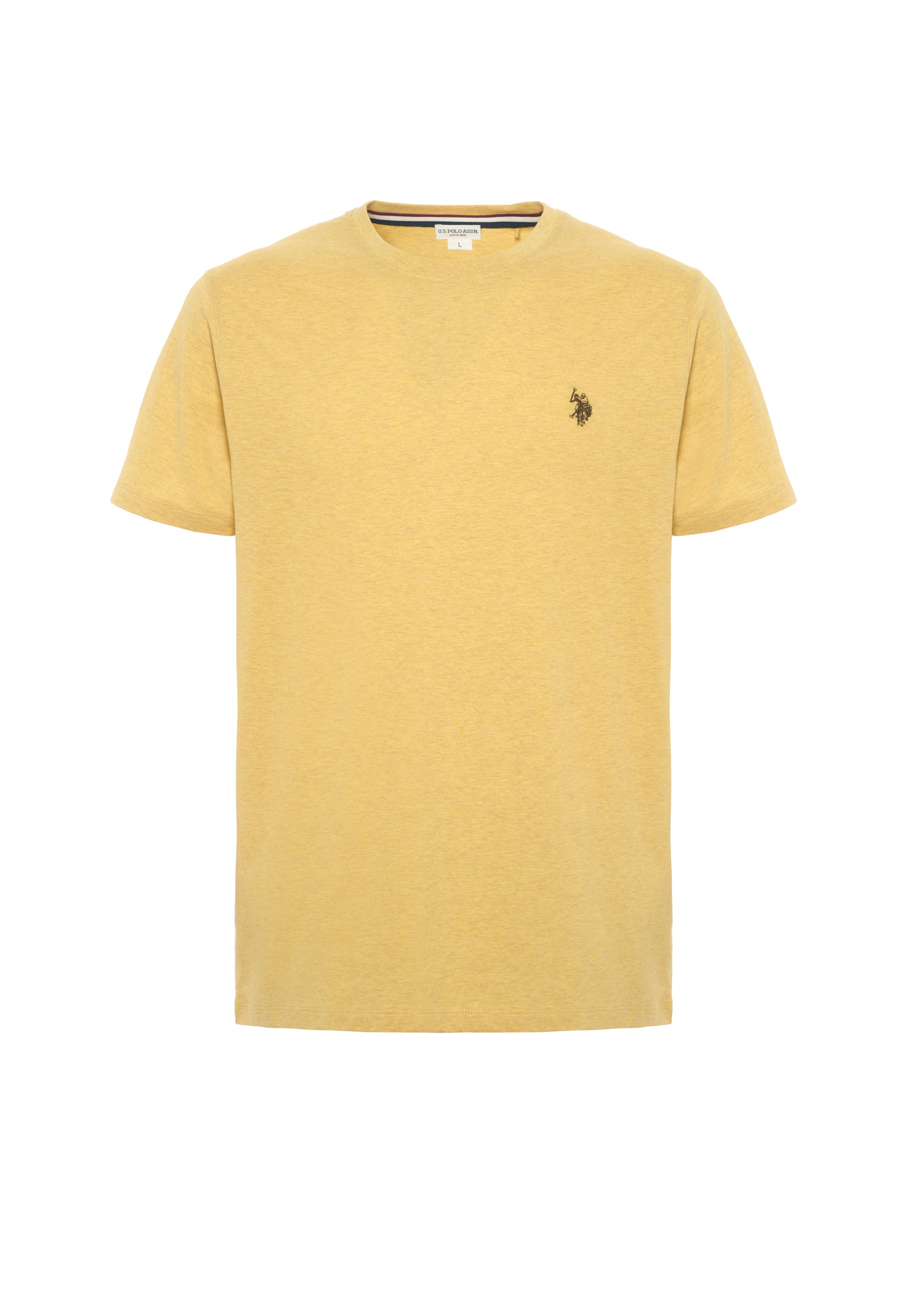 T-shirt a maniche corte in cotone melange premium quality con logo