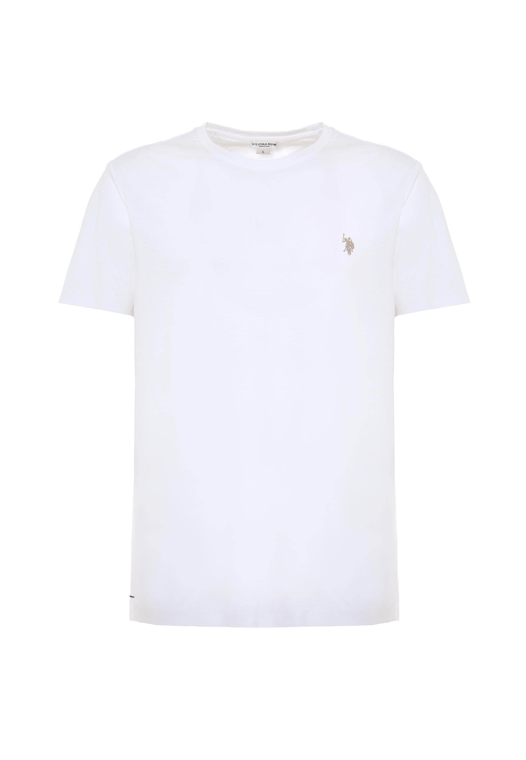 T-shirt a maniche corte in jersey stretch premium quality con logo