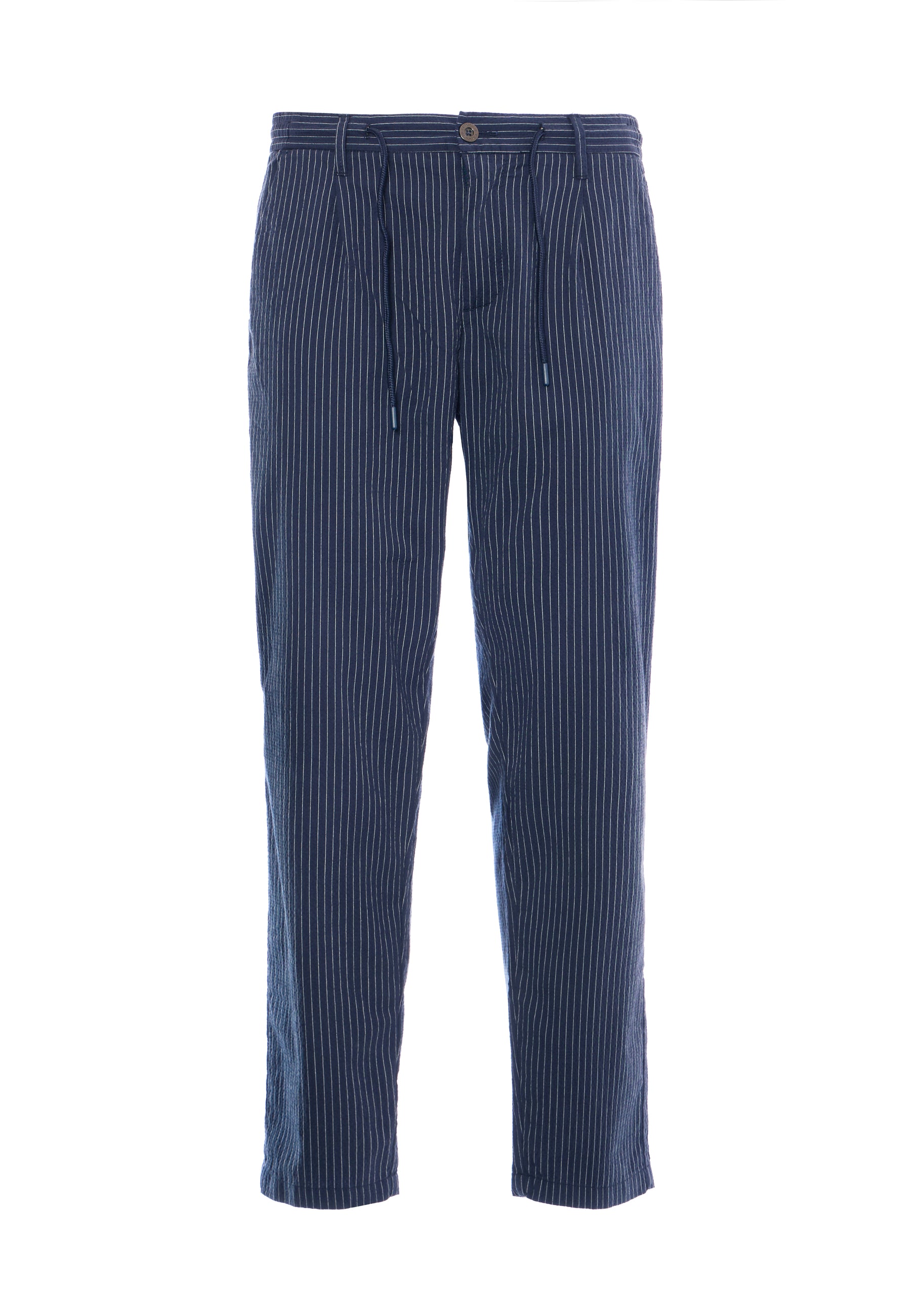 Pantalone chino a righe con coulisse
