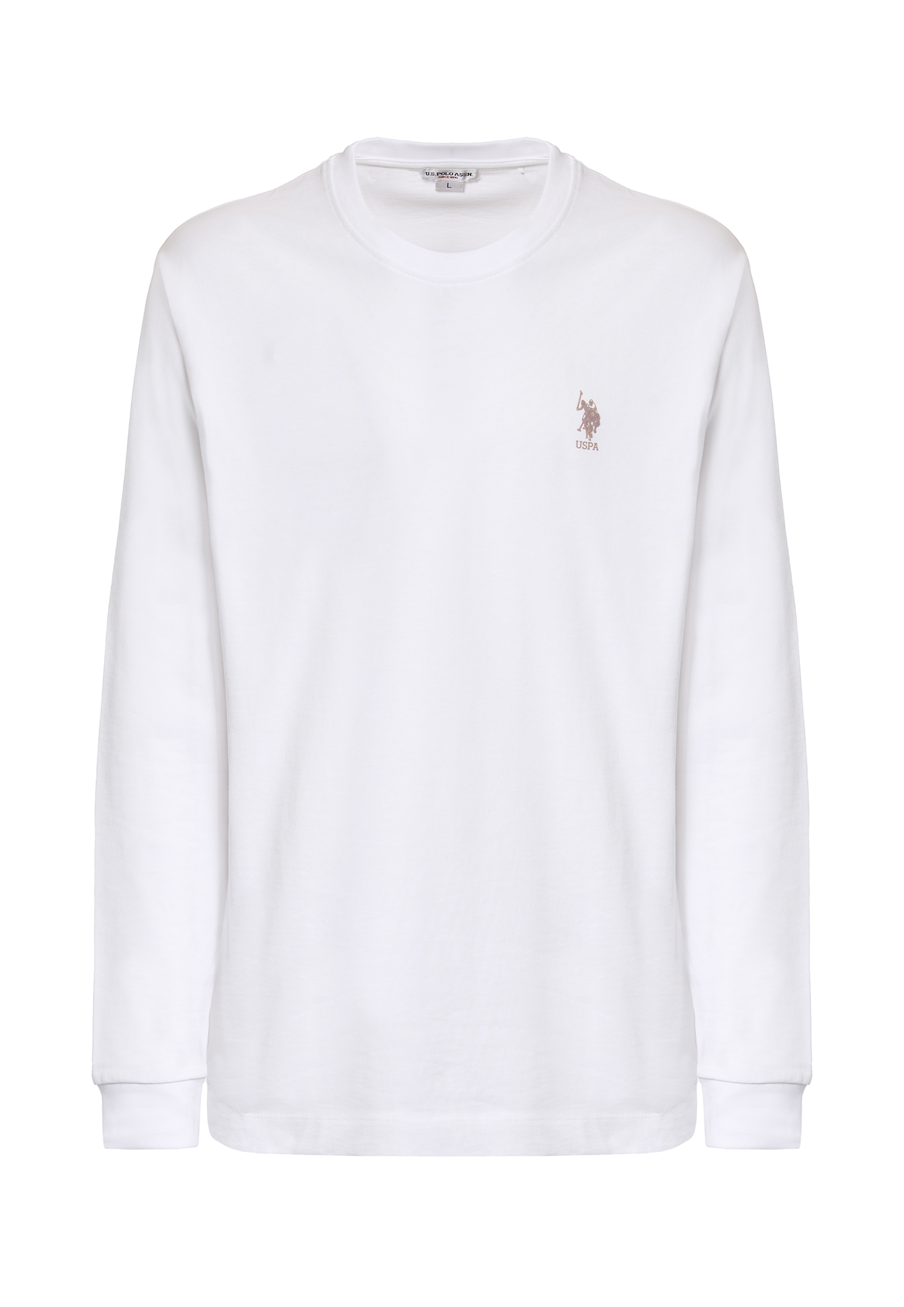 T-shirt a maniche lunghe heavy jersey premium quality con logo