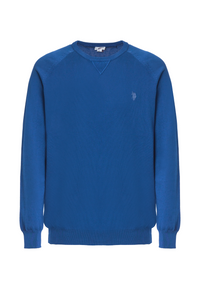 Maglia girocollo raglan in cotone