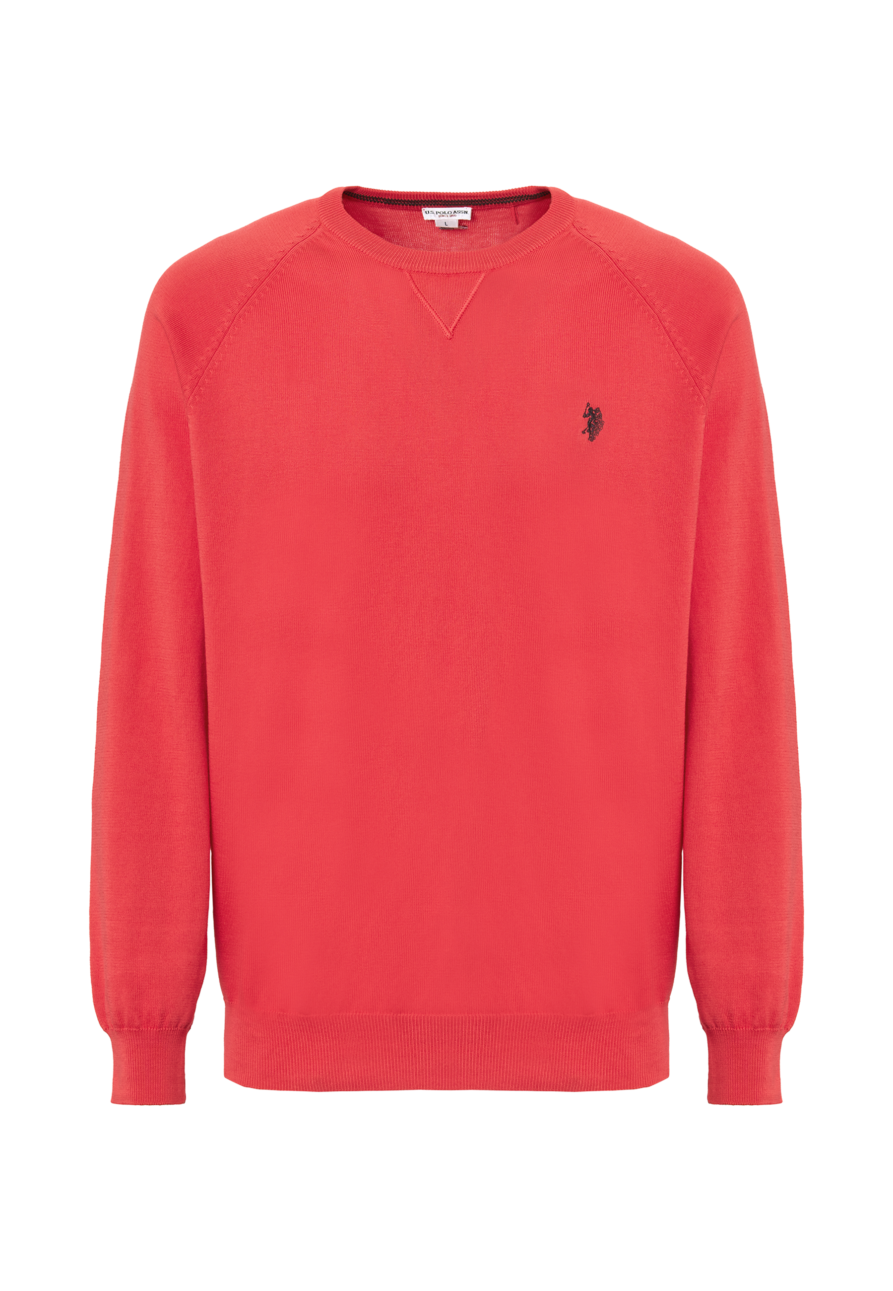 Maglia girocollo raglan in cotone