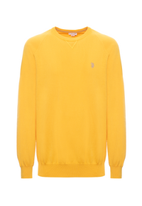 Maglia girocollo raglan in cotone