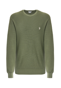 Maglia girocollo in cotone perlato premium quality