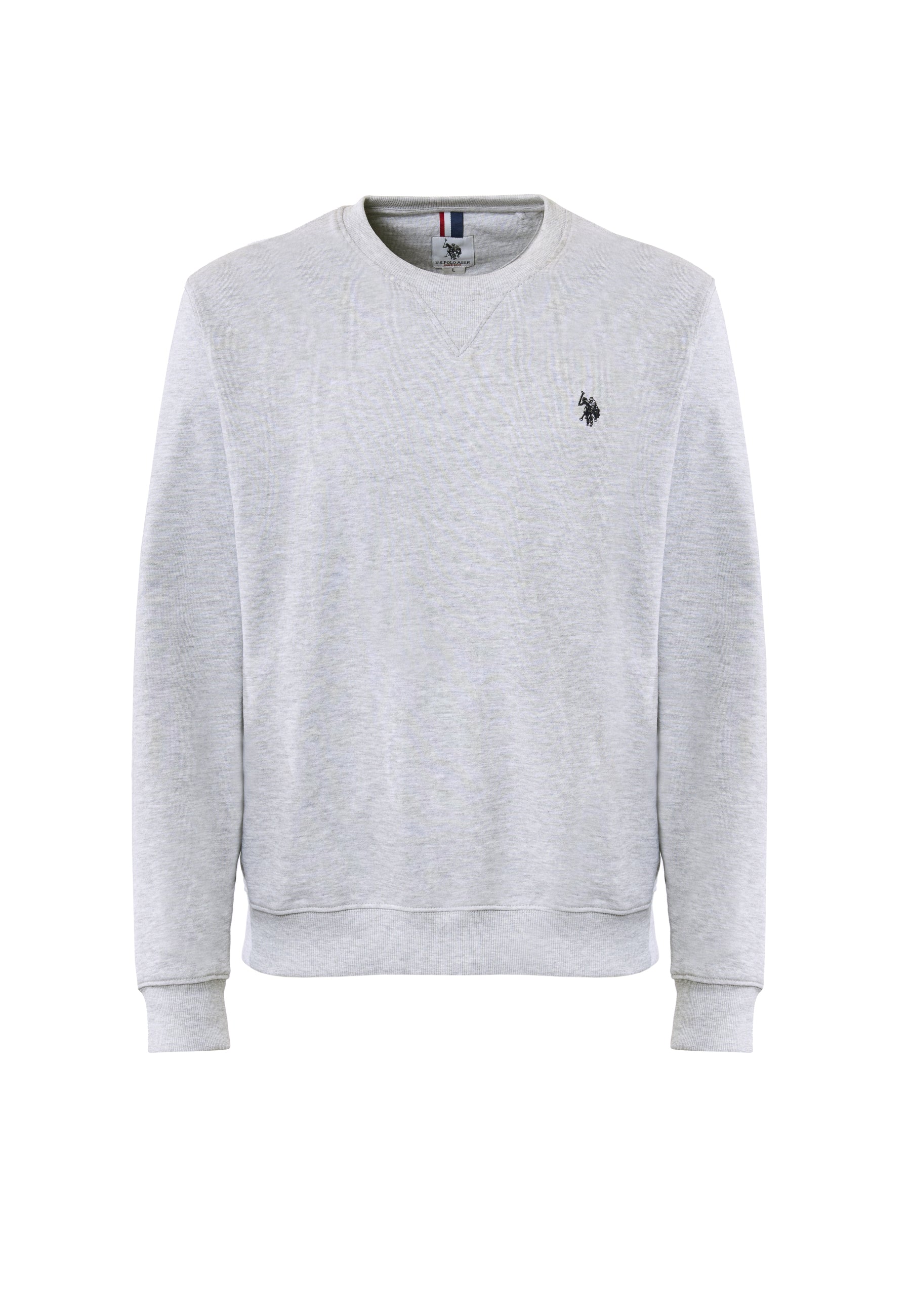 Felpa girocollo in cotone melange con logo